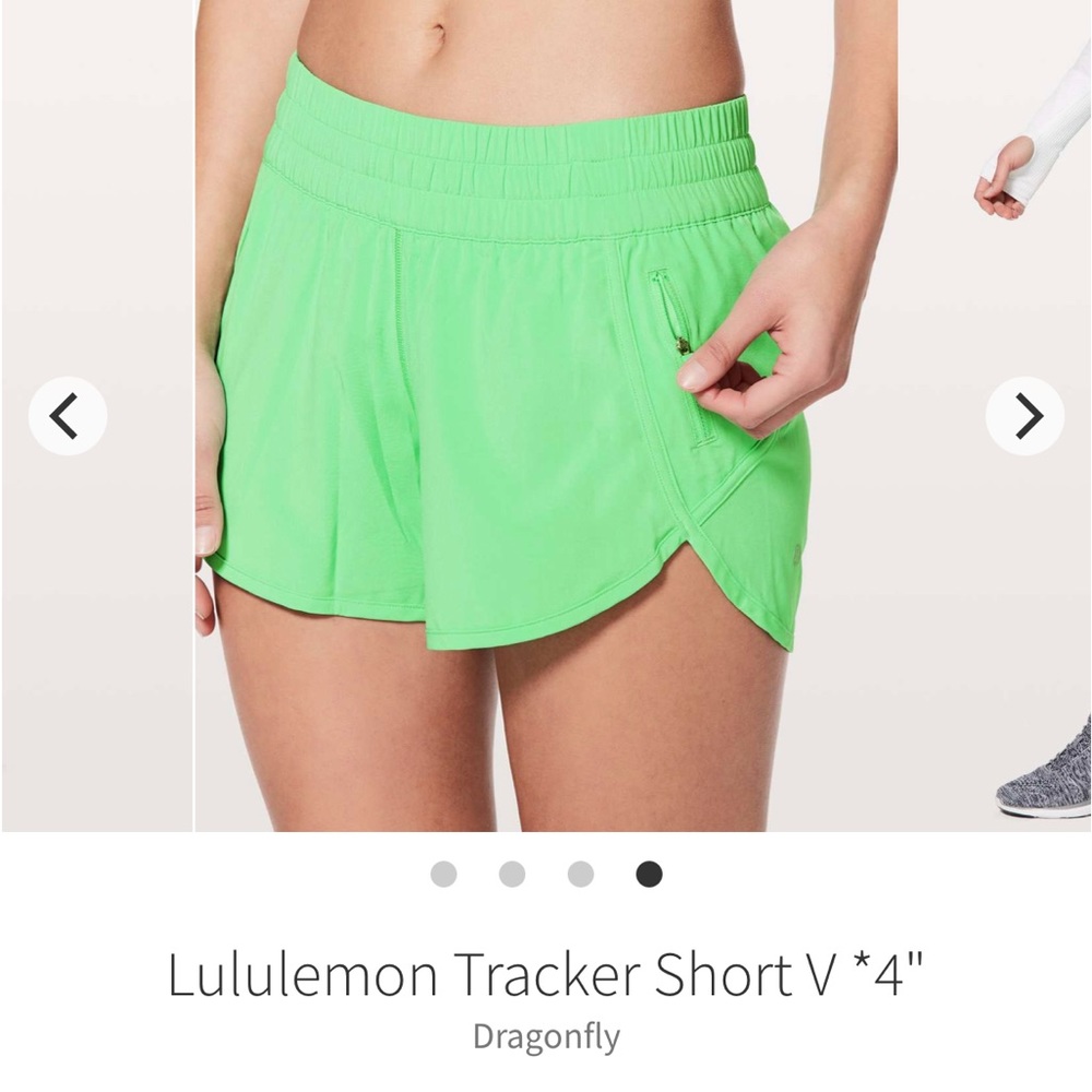 Lululemon - Tracker Shorts 4” Inseam - Size 4 - Color Dragonfly